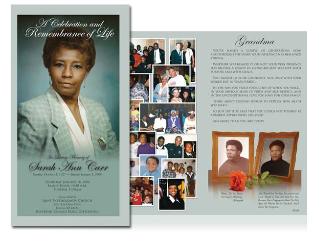 Detail Obituary Design Template Nomer 20