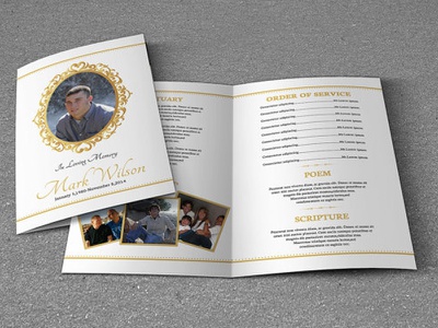 Detail Obituary Design Template Nomer 25