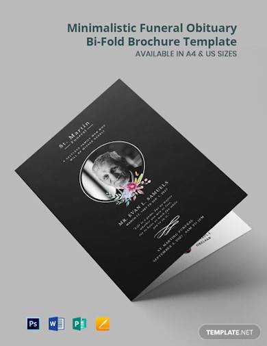 Detail Obituary Design Template Nomer 33