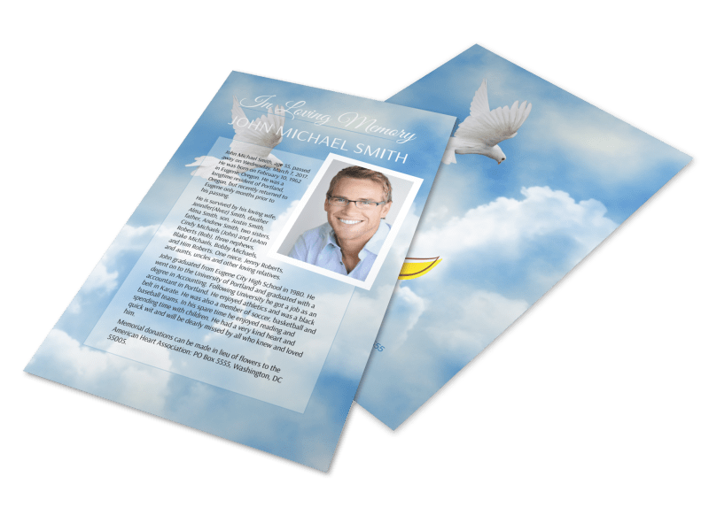 Detail Obituary Design Template Nomer 51