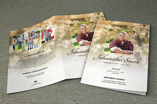 Detail Obituary Design Template Nomer 53