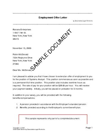 Detail Offer Letter Template Nomer 23