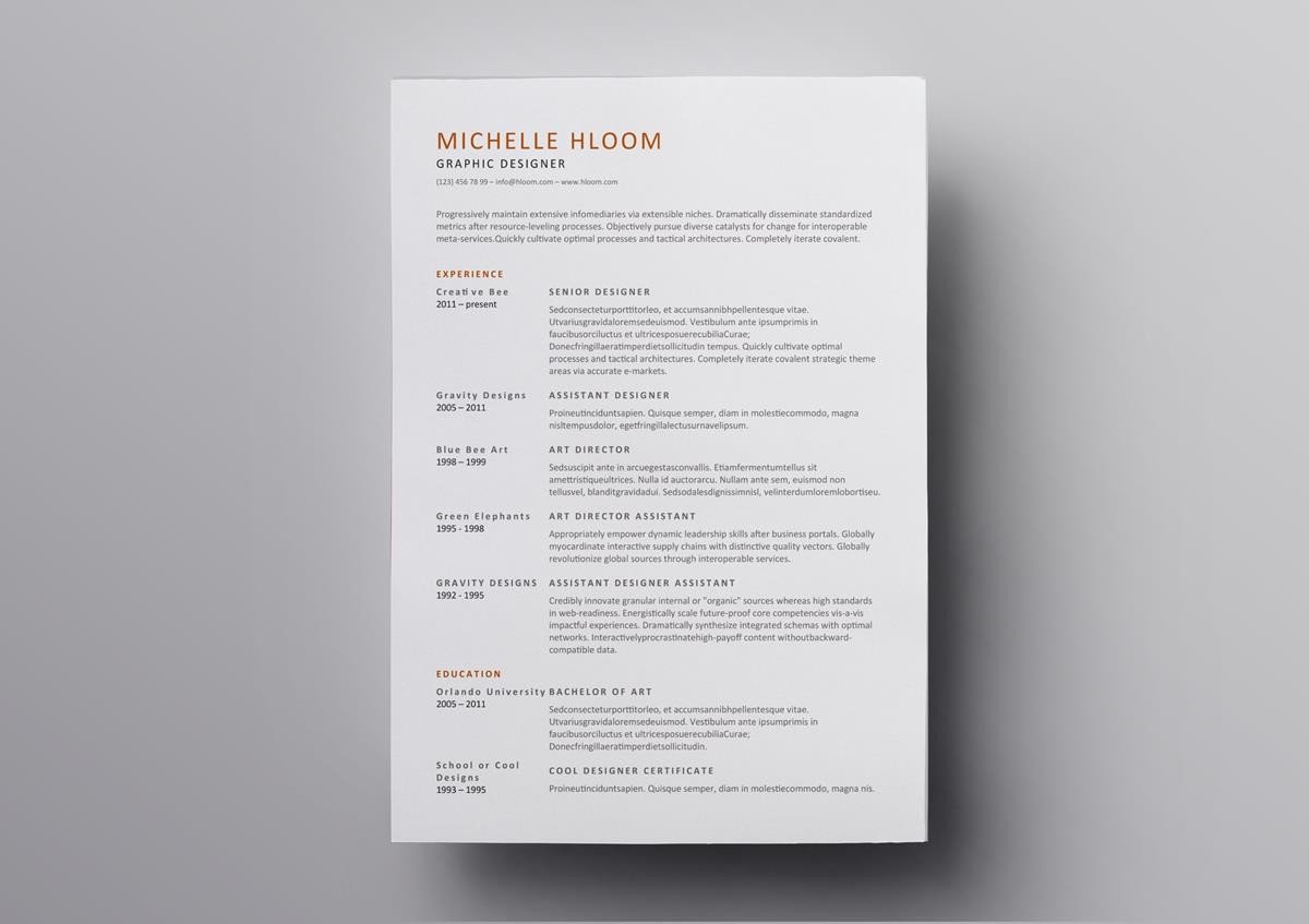 Detail Office Cv Template Nomer 31