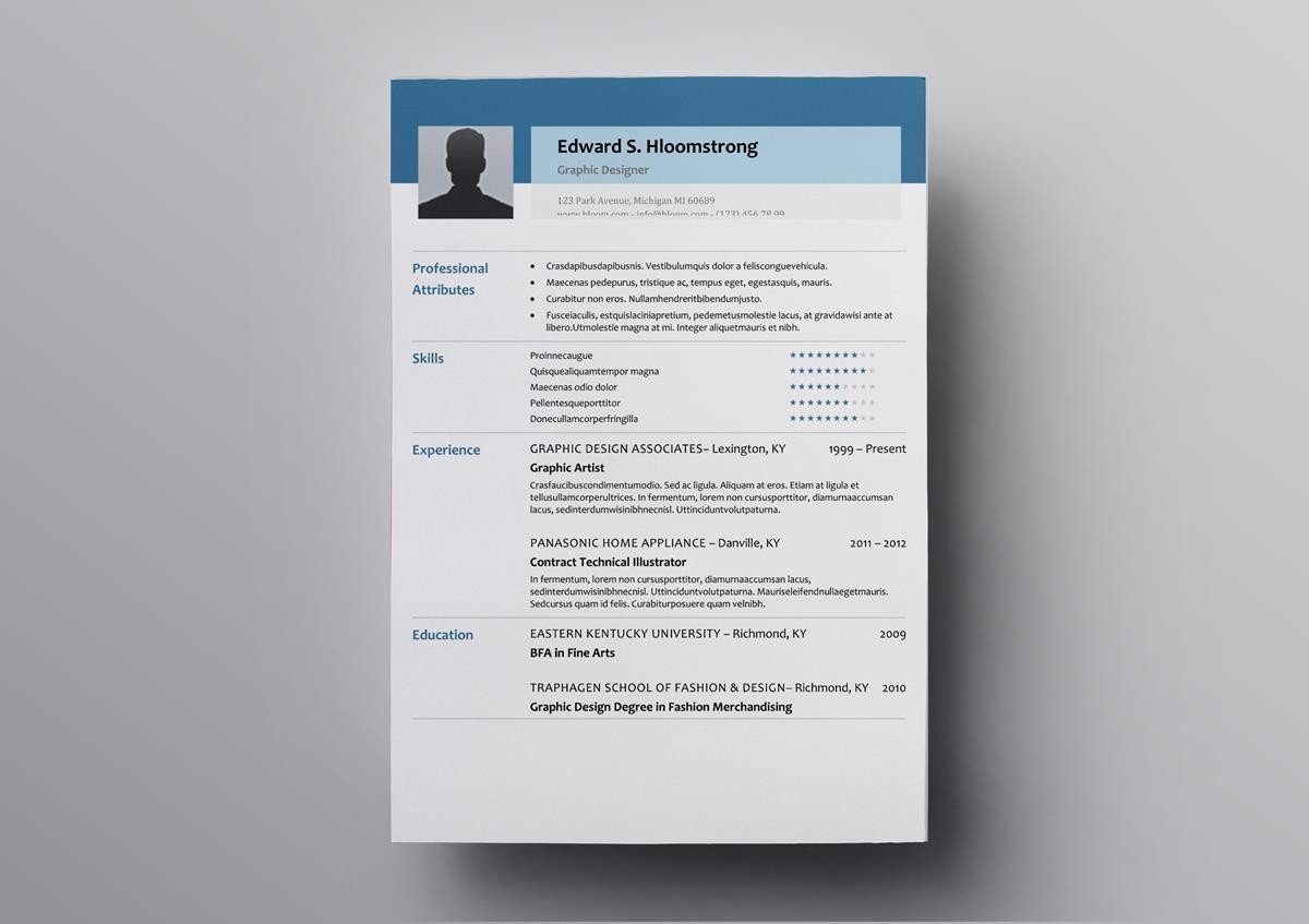 Detail Office Cv Template Nomer 9