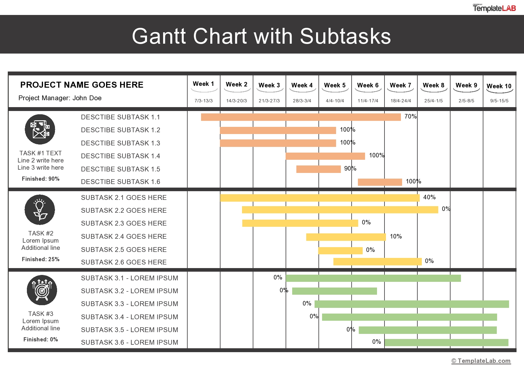 Detail Office Gantt Chart Template Nomer 37