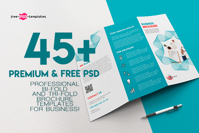 Detail One Fold Brochure Template Nomer 25