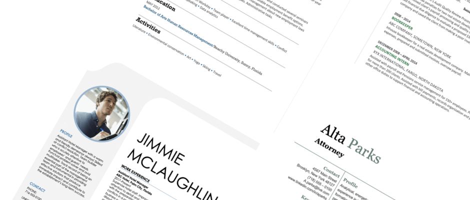 Detail One Page Cv Template Free Download Nomer 35