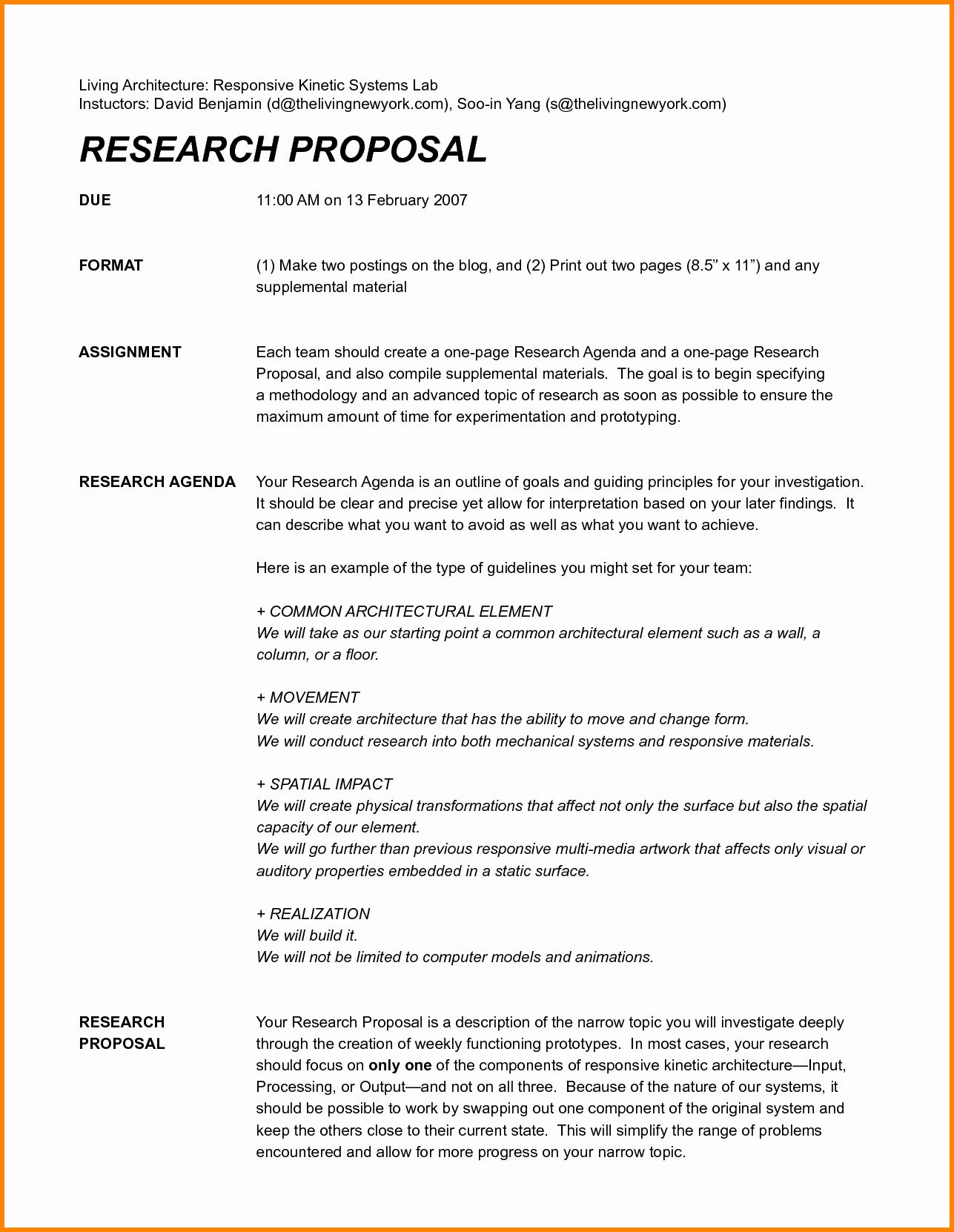 Detail One Page Proposal Template Nomer 32