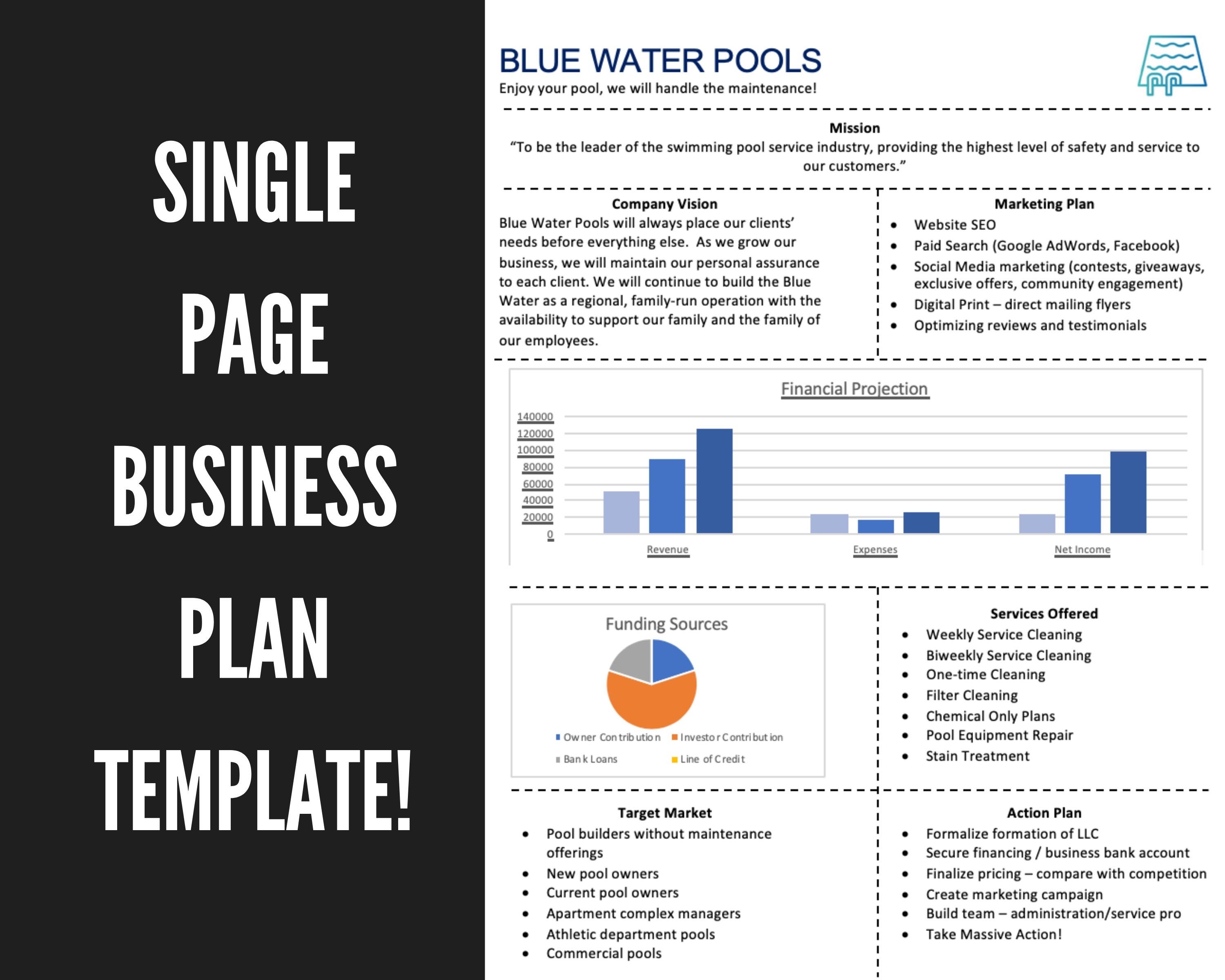 Detail One Page Proposal Template Nomer 35