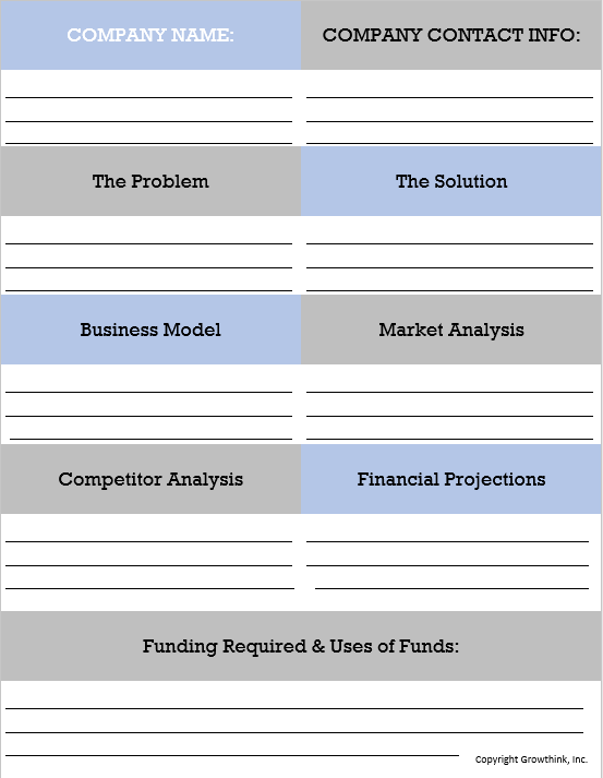 Detail One Page Proposal Template Nomer 39
