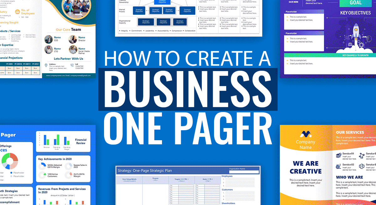 Detail One Pager Template Nomer 3