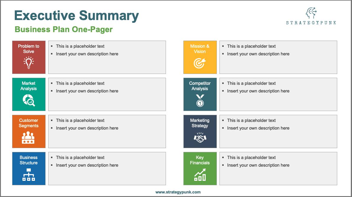 Detail One Pager Template Nomer 57