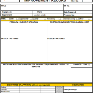 Detail One Point Lesson Excel Template Nomer 10