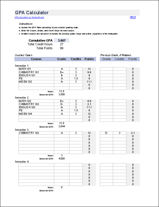 Detail One Point Lesson Excel Template Nomer 17
