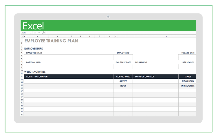 Detail One Point Lesson Excel Template Nomer 38