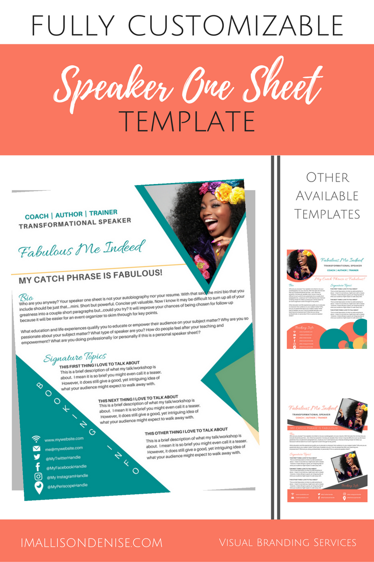 Detail One Sheet Template Nomer 3