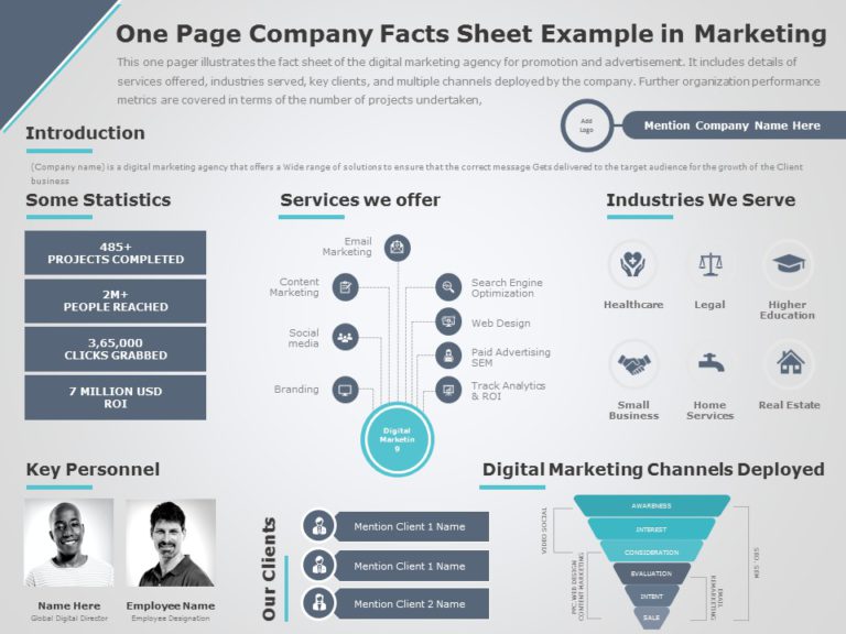 Detail One Sheet Template Nomer 26