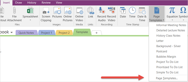 Detail Onenote Task Management Template Nomer 16