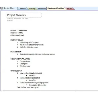 Detail Onenote Task Management Template Nomer 30