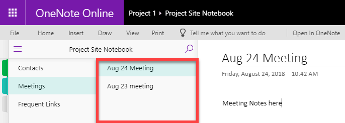 Detail Onenote Task Management Template Nomer 31