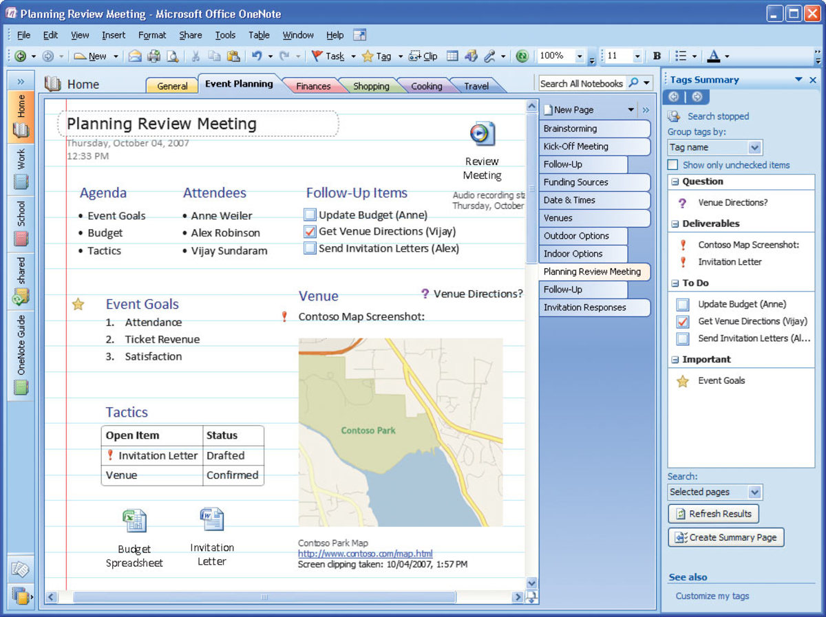 Detail Onenote Task Management Template Nomer 38