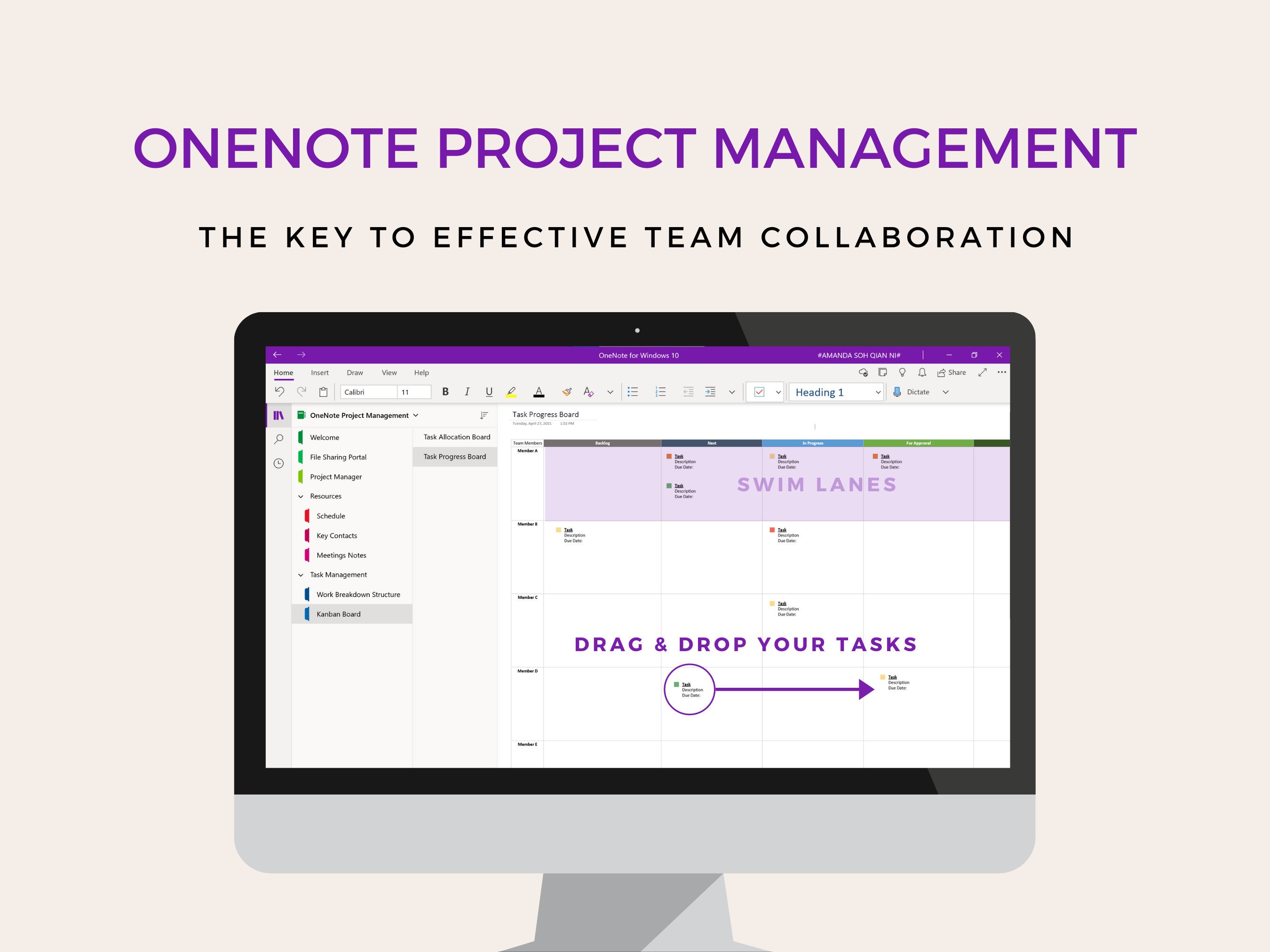 Detail Onenote Task Management Template Nomer 5