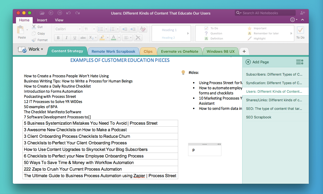 Detail Onenote Task Management Template Nomer 52