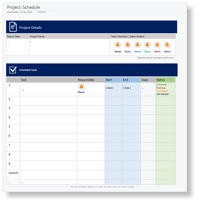 Detail Onenote Task Management Template Nomer 8