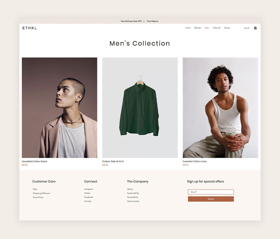 Detail Online Clothing Store Business Plan Template Nomer 48