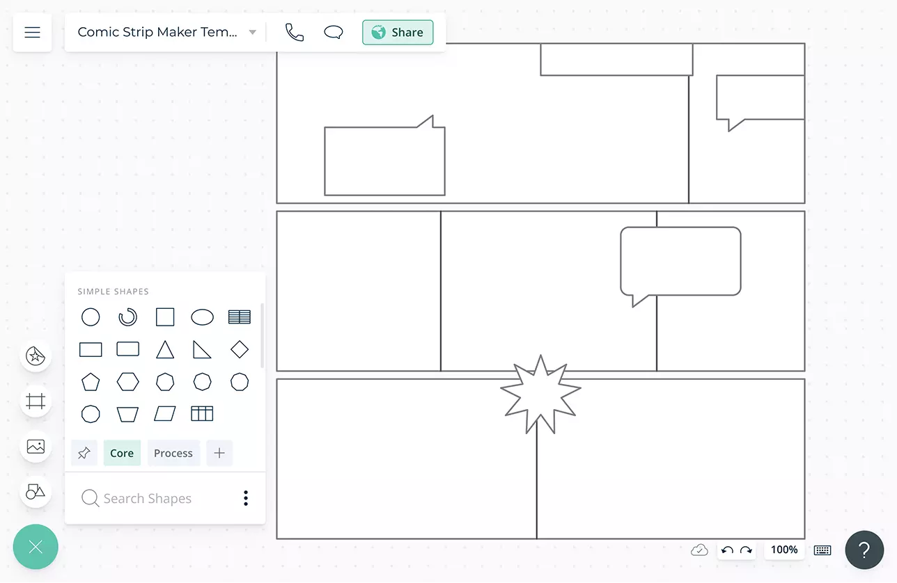 Detail Online Comic Template Nomer 9