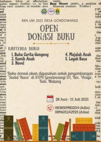 Detail Open Donasi Buku Nomer 46