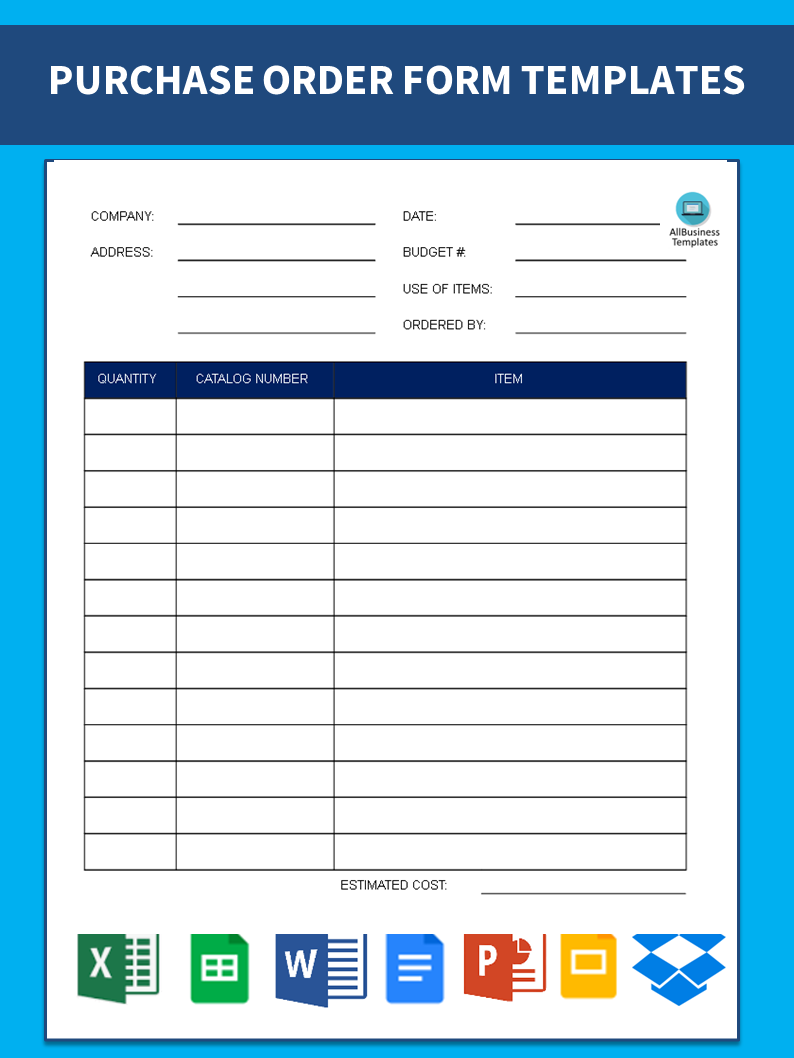 Detail Order Form Template Nomer 14