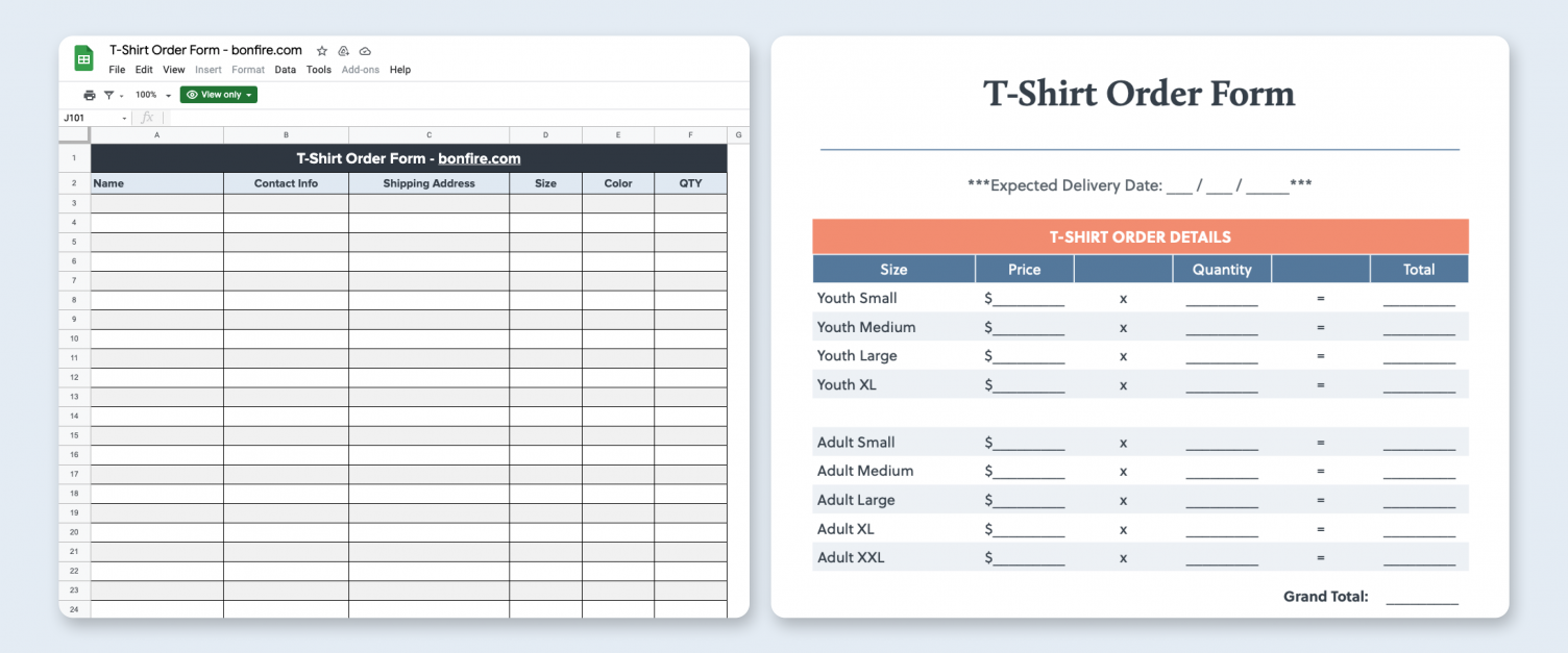 Detail Order Form Template Nomer 32