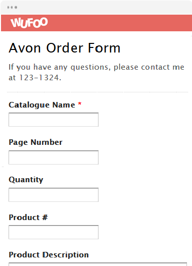 Detail Order Form Template Nomer 40