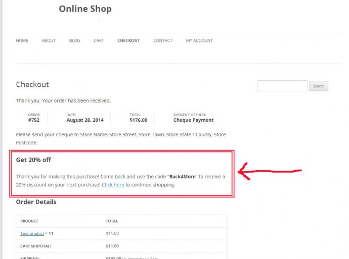 Detail Order Received Template Woocommerce Nomer 14