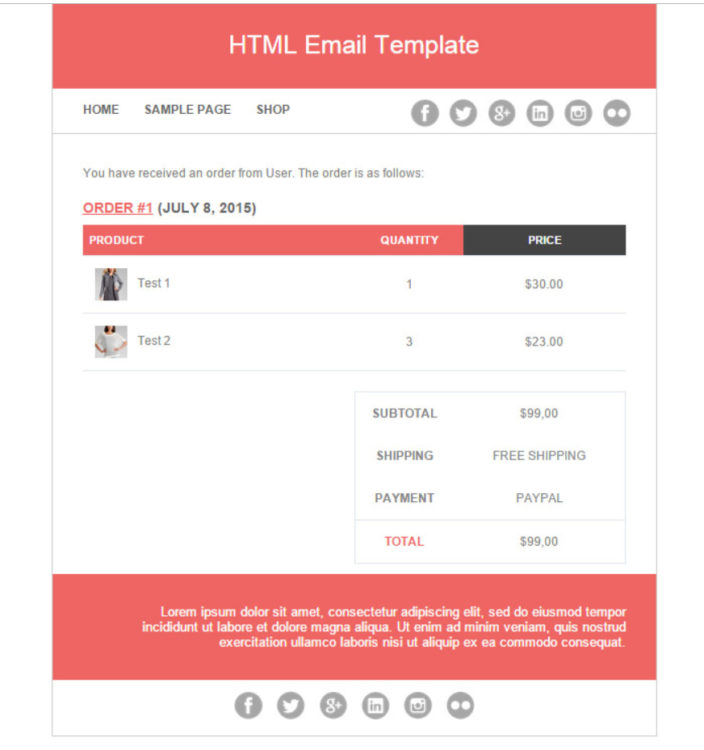 Detail Order Received Template Woocommerce Nomer 41