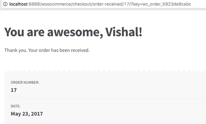 Detail Order Received Template Woocommerce Nomer 6