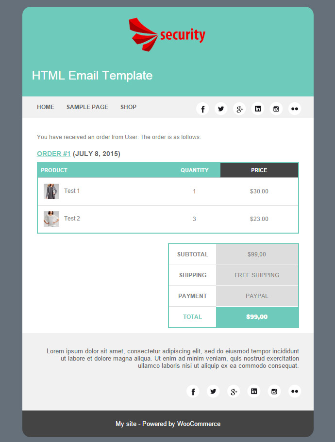 Detail Order Received Template Woocommerce Nomer 53