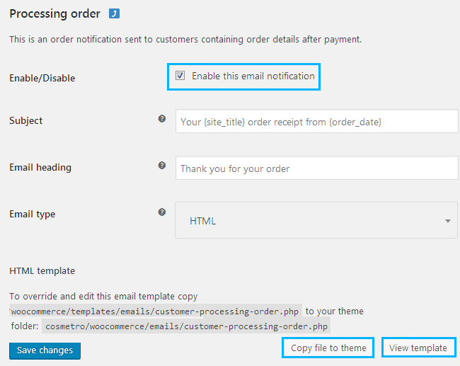 Detail Order Received Template Woocommerce Nomer 54