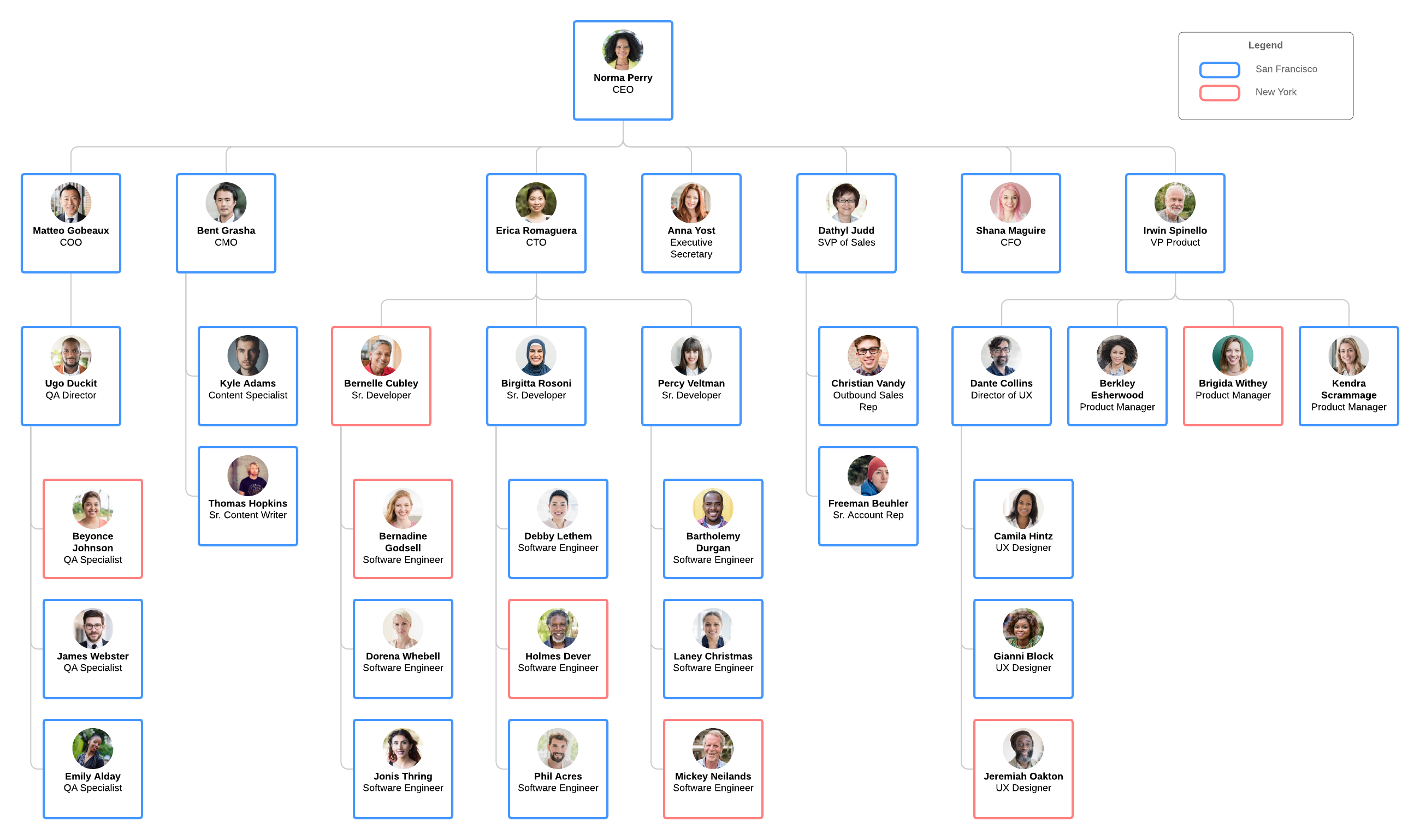 Detail Org Chart Template Nomer 15