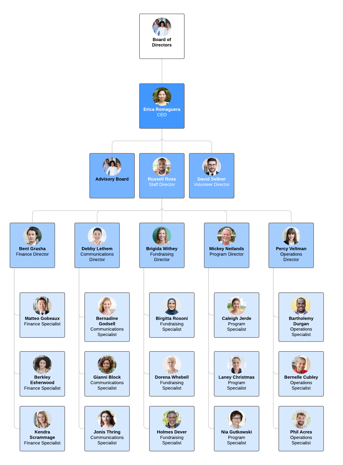 Detail Org Chart Template Nomer 25