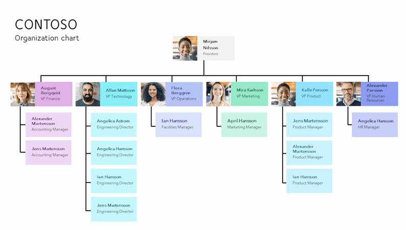 Detail Org Chart Template Nomer 7