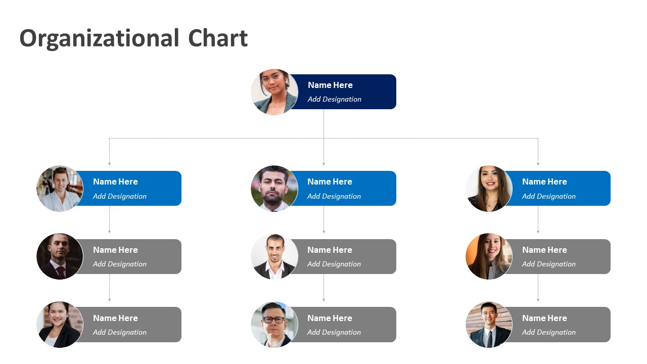 Detail Organizational Chart Template Powerpoint Nomer 15