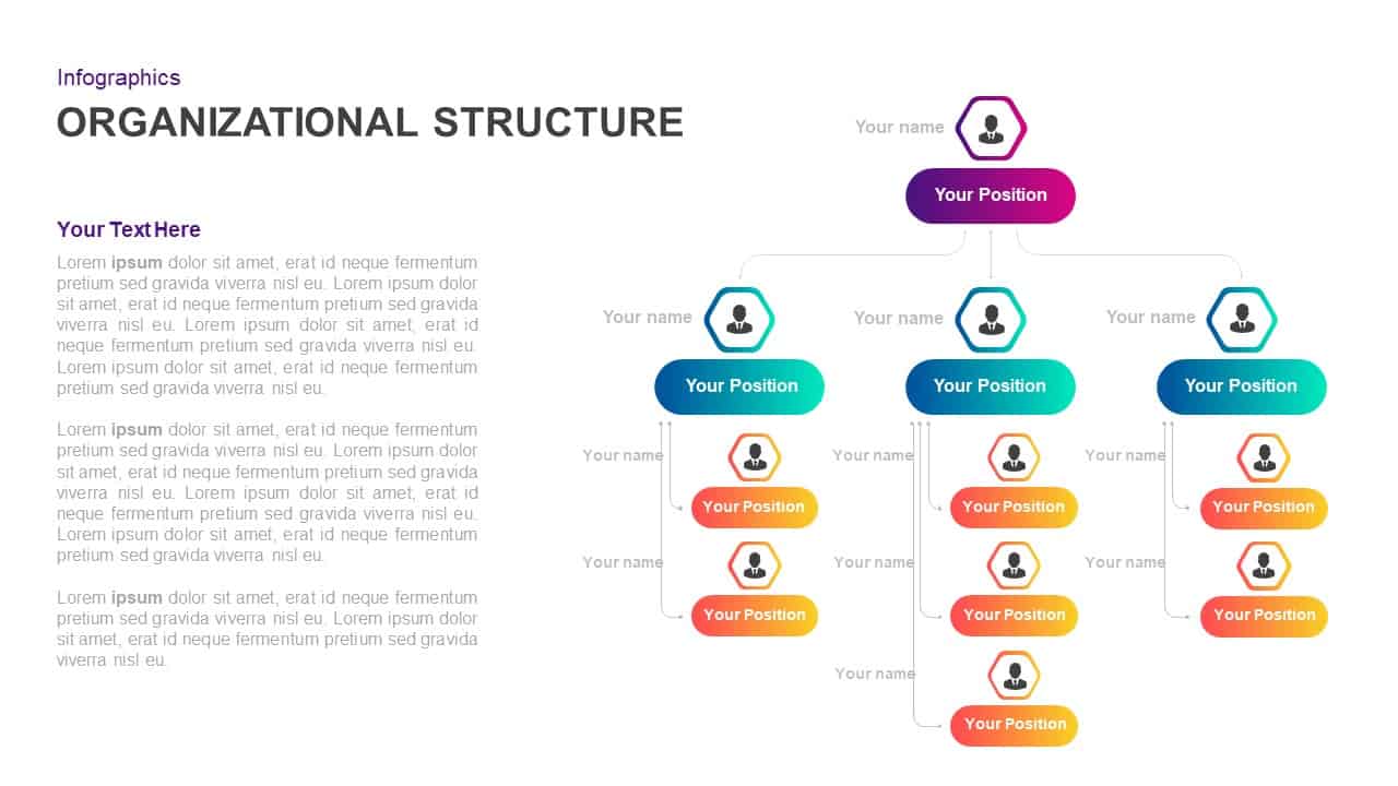 Detail Organizational Chart Template Powerpoint Nomer 39