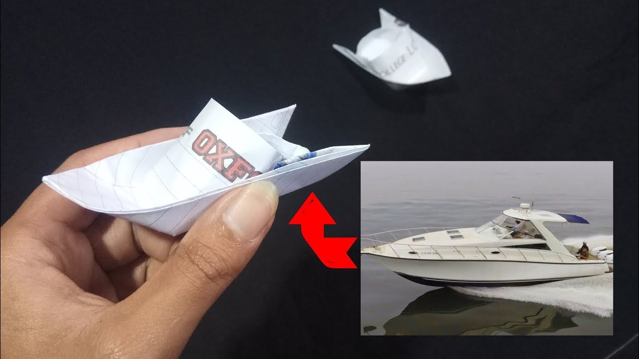 Detail Origami Kapal Boat Nomer 9