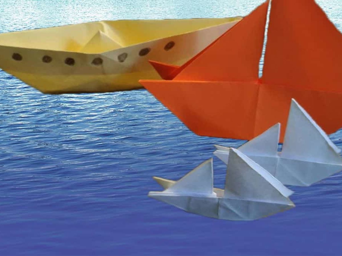 Detail Origami Kapal Boat Nomer 12
