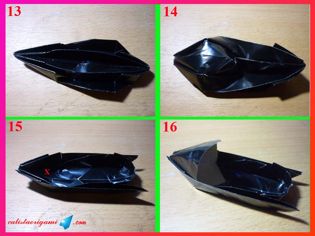 Detail Origami Kapal Boat Nomer 14