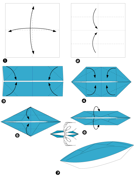 Detail Origami Kapal Layar Nomer 7
