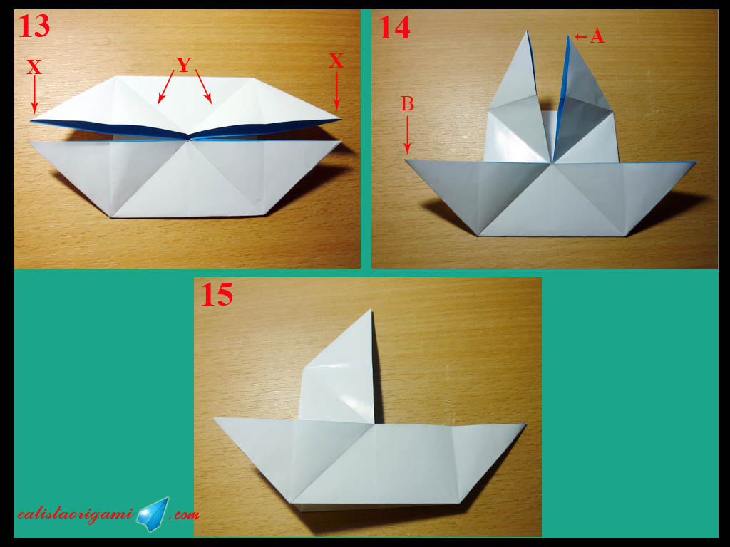Detail Origami Kapal Layar Nomer 8