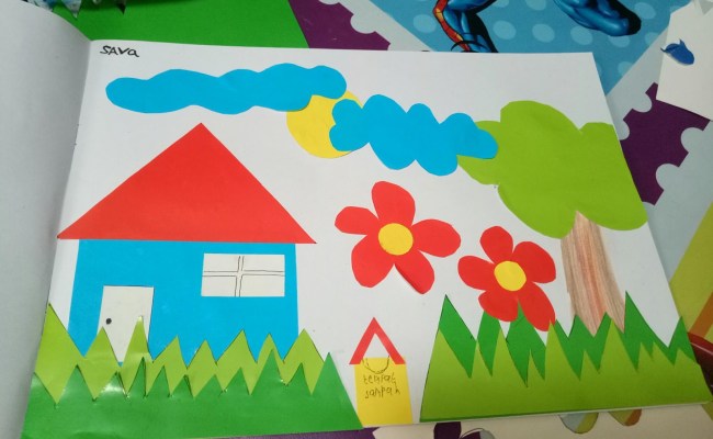 Detail Origami Rumah Untuk Anak Tk Nomer 11